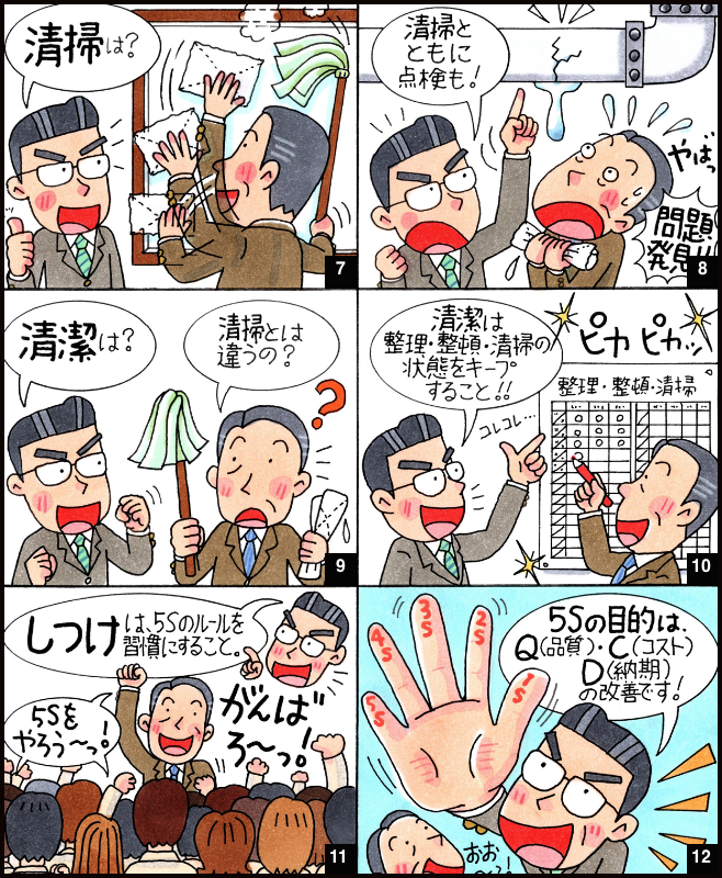 5S活動のマンガイメージ2